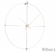 Настенные часы Bilbao L белые