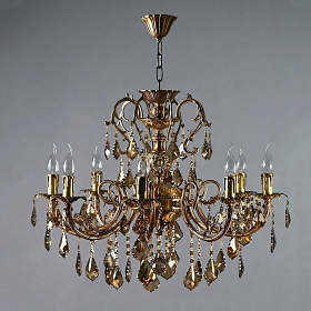 Люстра MANTRA Alicante Ambiente 8L 8888/8 AB Honey Leaf