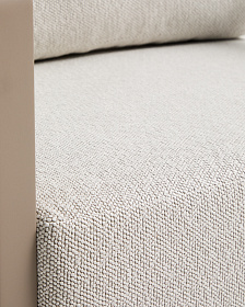 Уличное кресло Nerano из алюминия цвета таупе