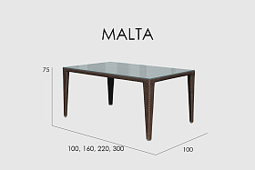 Обеденный стол Malta MOCCA 220х100
