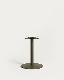 Уличный стол Esilda из акации и зелёной стали 80х80 см 