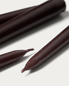 Набор Talinen из 4 коричневых свечей