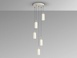 Alfara Подвесной светильник 5L кремовый D35