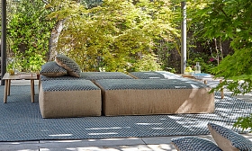 Пуф Raw синий