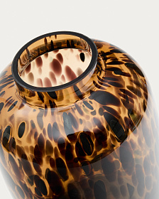 Panth Ваза из коричневого стекла 25,5 см