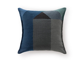 Подушка Diamond 50x50 синий-зеленый