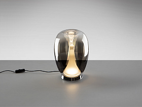 Suspiro Настольная лампа хром/дымчатый