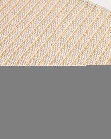 Хлопковый коврик для ванной Merade с желтыми полосками, 50 x 80 см