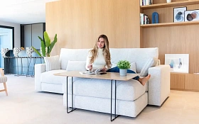 Модульный диван Hector V1 + 4 + V2 + Пуф K