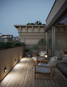 Бра Sam 140mm LED 3.5W SW 2700-3200-4000K ON-OFF Urban grey 269lm