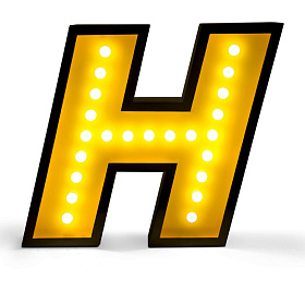 Напольный светильник LETTER H GRAPHIC