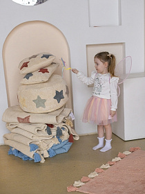 Хлопковый ковер Lillaland COLORFUL PINK 120*180