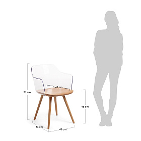 Стул Klam прозрачный