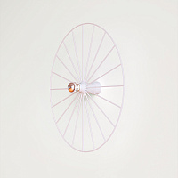 Бра Wheel 60 cm белый + цоколь 15 cm белый
