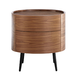 Овальная прикроватная тумбочка AC2001NS /7074