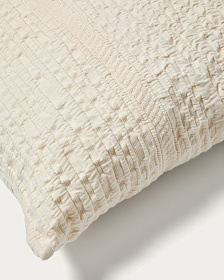 Комплект из 2 чехлов для подушек Raylo из хлопка с текстурой и полосками 50 x 50 см