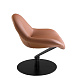 Кресло поворотное 5116/SF991 коричневое из экокожи