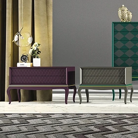 Прикроватная тумба Amura Grace с 2 ящиками 62 см