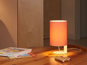 Настольная лампа Clipam терракотовый