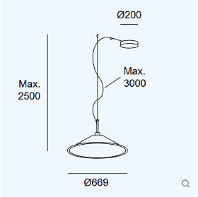 Подвесной светильник Shoemaker ø669mm 00-7727-05-EQ