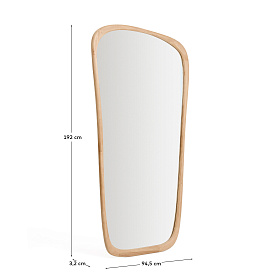 Зеркало из тикового дерева Alura 94,6 x 192,1 см