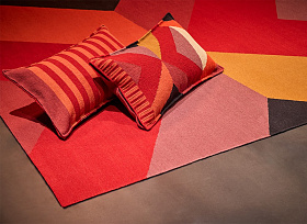 Подушка декоративная Vanguardias красная 60x36 см