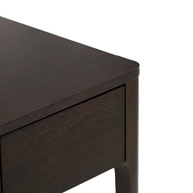Письменный стол RONDA с ящиком темный орех V36W1
