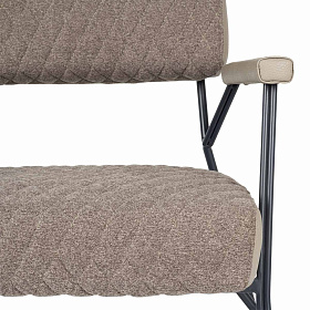 Кресло в винтажном стиле Brighton бежевого цвета