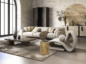 Torsa Приставной столик золотой