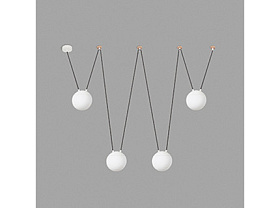 Подвесной светильник MINE SPACE белый 4 LUCES PERSONALIZADO