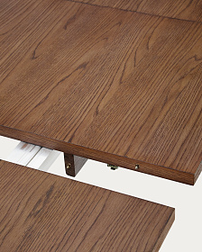 Arlen Раздвижной стол из массива дуба и шпона с отделкой ореха 200(250) 95 см
