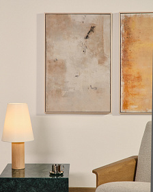 Абстрактная картина Selnar бежевая 60 x 90 см