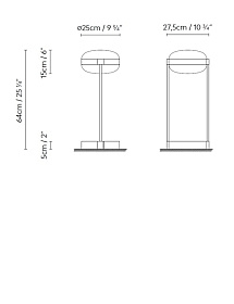 Настольная лампа BEADED T