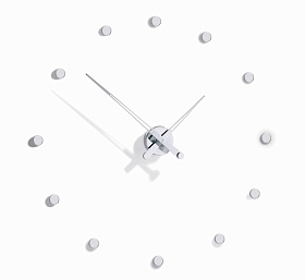 Настенные часы Rodon i 12 хром