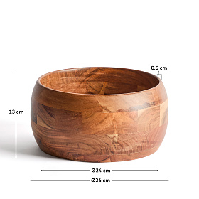 Большая чаша Malor из акации