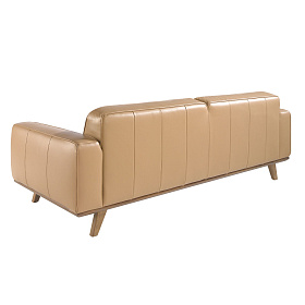 Диван 3-х местный 6120/5606-3P-M5668 с обивкой из стеганой кожи