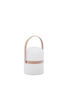 Ridley mini Настольная лампа LED с ручкой розового цвета