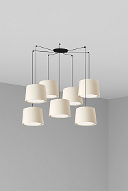 Подвесной светильник Conga белого цвета 7L