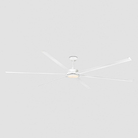 Потолочный вентилятор ROTTERDAM 30 XXL Ш3000MM белый 6P 32W LED 3000K