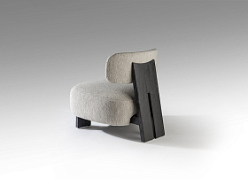 Topaz Кресло черный/экрю