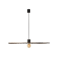 Подвесной светильник Costas черный/ротанг ø1000