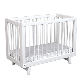 Кроватка для новорожденного Lillaland - модель Lilla Aria (НИК23)белая