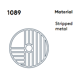 Металлический диск 1089/25 черный