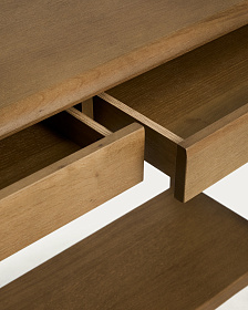 Консоль Arelida из дуба со светло-коричневой отделкой, 112 x 80 см