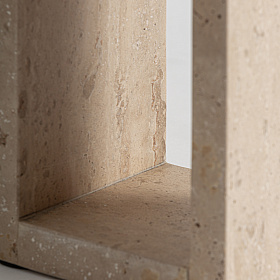 Консольный столик Clar из травертина