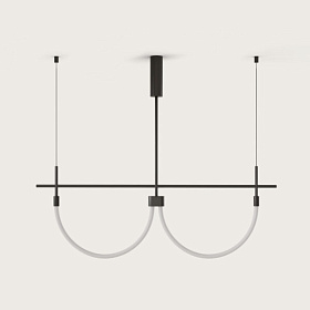 Подвесной светильник Cram 2L черный металл