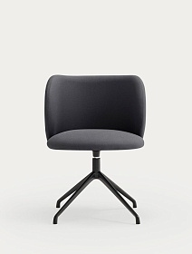 Поворотный стул Mogi темно-серый с черными ножками