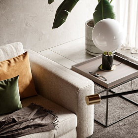 Настольная лампа Marcel мрамор