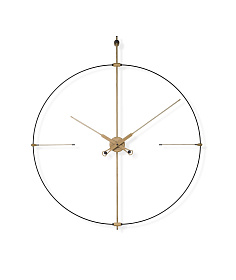 Часы настенные Bilbao Premium oak wood - black fiberglass