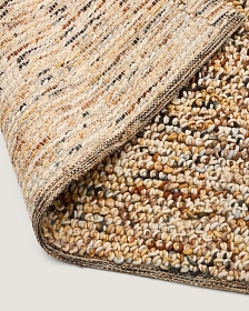Разноцветный ковер Elanis из шерсти букле 160 x 230см